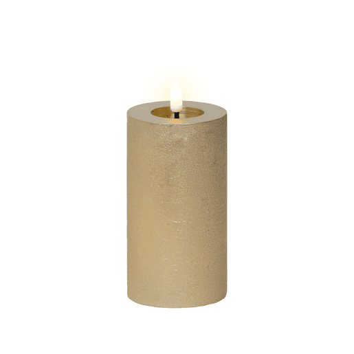 Vela LED dourada 15cm marca LUMINEO Vela LED dourada 15cm marca LUMINEO