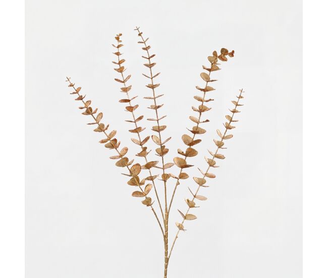 Planta xmas eucalipto artificial dorado 85cm marca everlands