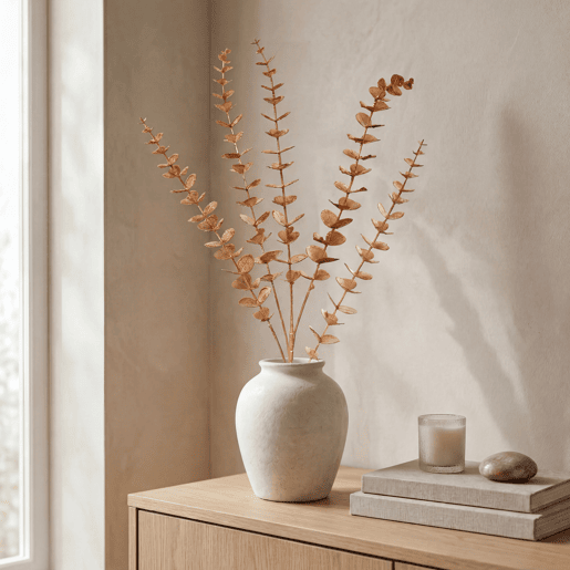 Planta artificial XMAS EUCALIPTO dourada de 85cm marca EVERLANDS Planta artificial XMAS EUCALIPTO dourada de 85cm marca EVERLANDS