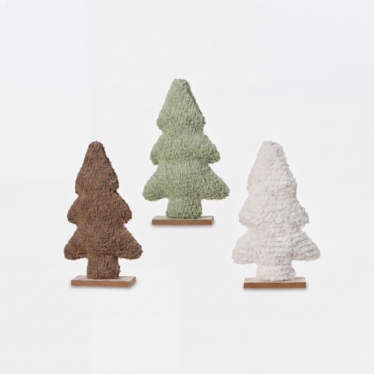 Figura abeto xmas poliéster 23cm surtido marca decoris