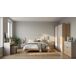 Set cama TOSCANA cabecero y mesitas roble y crema Set cama TOSCANA cabecero y mesitas roble y crema Roble
