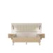 Set cama TOSCANA cabecero y mesitas roble y crema Set cama TOSCANA cabecero y mesitas roble y crema Roble