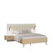 Set cama TOSCANA cabecero y mesitas roble y crema Set cama TOSCANA cabecero y mesitas roble y crema Roble