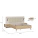Set cama TOSCANA cabecero y mesitas roble y crema Set cama TOSCANA cabecero y mesitas roble y crema Roble