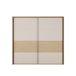 Armario TOSCANA 231x215cm 2 puertas correderas roble y crema Armario TOSCANA 231x215cm 2 puertas correderas roble y crema Roble