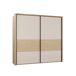 Armario TOSCANA 231x215cm 2 puertas correderas roble y crema Armario TOSCANA 231x215cm 2 puertas correderas roble y crema Roble