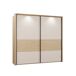 Armario TOSCANA 231x215cm 2 puertas correderas roble y crema Armario TOSCANA 231x215cm 2 puertas correderas roble y crema Roble
