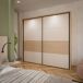 Armario TOSCANA 231x215cm 2 puertas correderas roble y crema Armario TOSCANA 231x215cm 2 puertas correderas roble y crema Roble