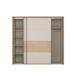 Armario TOSCANA 231x215cm 2 puertas correderas roble y crema Armario TOSCANA 231x215cm 2 puertas correderas roble y crema Roble