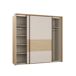 Armario TOSCANA 231x215cm 2 puertas correderas roble y crema Armario TOSCANA 231x215cm 2 puertas correderas roble y crema Roble