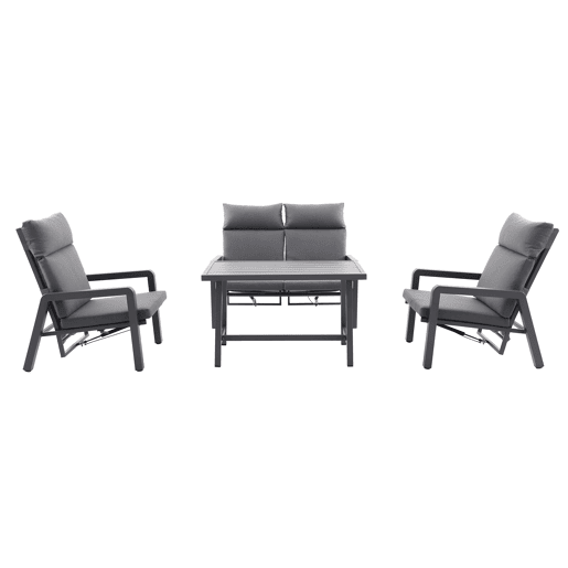 Conjunto de jardim MANACOR cor cinza escuro