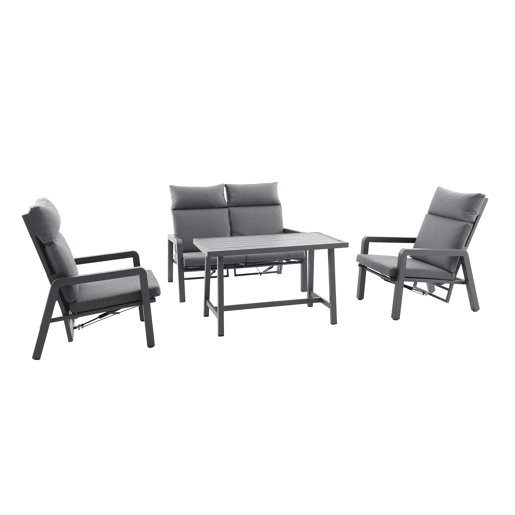 Conjunto de jardim MANACOR cor cinza escuro