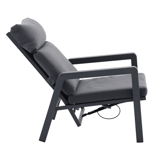 Conjunto de jardim MANACOR cor cinza escuro