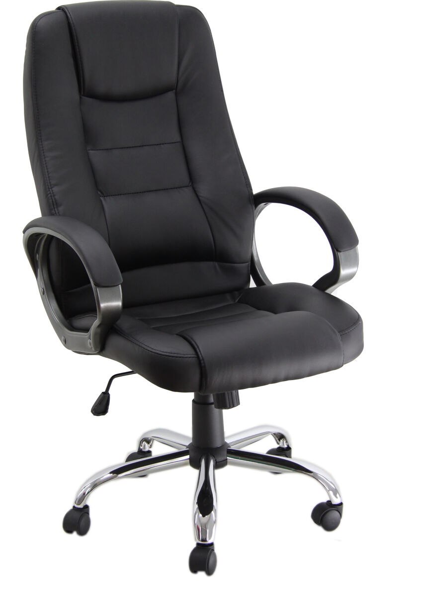 Silla de director CH1 polipiel negro
