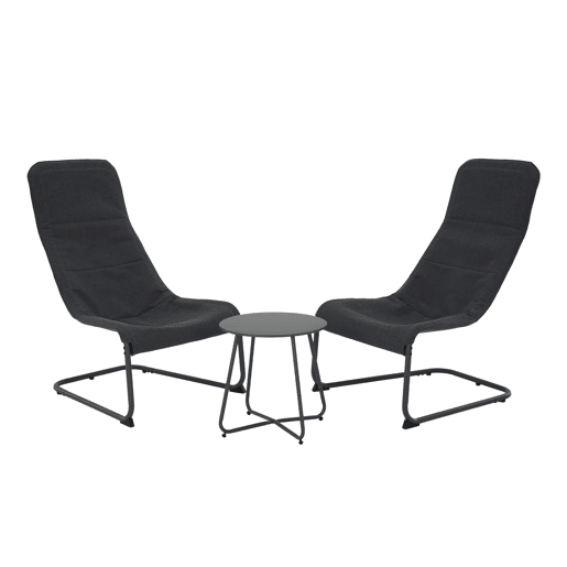 Conjunto de jardim INCA cor cinza escuro