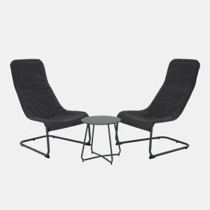 Conjunto de jardim INCA cor cinza escuro
