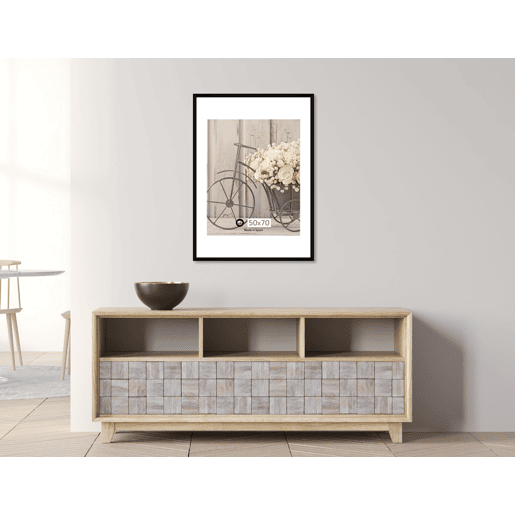 Moldura PIRAMIDE 50x70cm preta