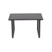 Set de jardín LUGO 4 plazas con mesa baja Set de jardín LUGO 4 plazas con mesa baja Gris Oscuro