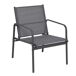 Set de jardín LUGO 4 plazas con mesa baja Set de jardín LUGO 4 plazas con mesa baja Gris Oscuro