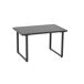 Set de jardín LUGO 4 plazas con mesa baja Set de jardín LUGO 4 plazas con mesa baja Gris Oscuro