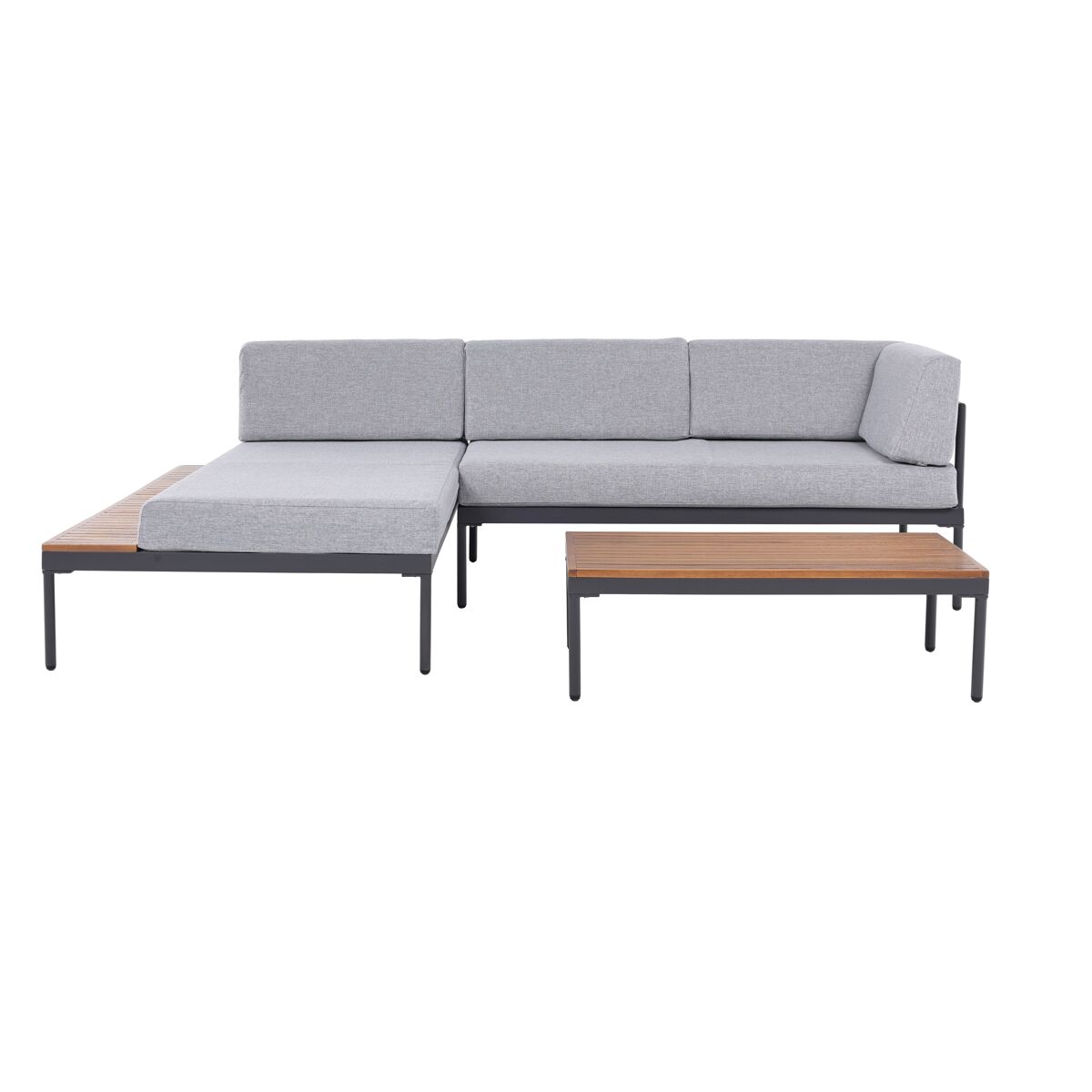Set de jardín níjar con chaise longue y mesa baja - conforama