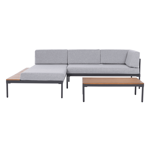 Conjunto de jardim NÍJAR com chaise longue e mesa de centro Conjunto de jardim NÍJAR com chaise longue e mesa de centro