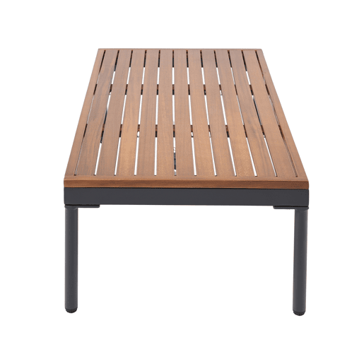Conjunto de jardim NÍJAR com chaise longue e mesa de centro Conjunto de jardim NÍJAR com chaise longue e mesa de centro
