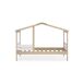 Cama cabaña AZRAEL 90cm madera natural y blanco Cama cabaña AZRAEL 90cm madera natural y blanco Natural/ Blanco