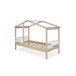 Cama cabaña AZRAEL 90cm madera natural y blanco Cama cabaña AZRAEL 90cm madera natural y blanco Natural/ Blanco