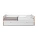 Cama nido URIEL 90cm blanco y madera natural Cama nido URIEL 90cm blanco y madera natural Natural/ Blanco