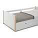 Cama nido URIEL 90cm blanco y madera natural Cama nido URIEL 90cm blanco y madera natural Natural/ Blanco