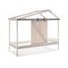 Cama cabaña JEREMIEL 90cm blanco rústico y gris claro Cama cabaña JEREMIEL 90cm blanco rústico y gris claro Blanco/ Gris