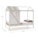 Cama cabaña ELIOT 90cm blanco, gris claro y gris oscuro Cama cabaña ELIOT 90cm blanco, gris claro y gris oscuro Blanco/ Gris