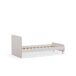 Cama LANI 90cm crema y madera natural Cama LANI 90cm crema y madera natural Beige