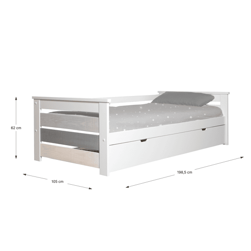 Cama nido VICENZO 90cm multicolor Cama nido VICENZO 90cm multicolor
