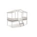 Cama cabaña CHAMUEL blanco rústico gris claro gris oscuro Cama cabaña CHAMUEL blanco rústico gris claro gris oscuro Blanco/ Gris