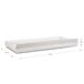 Cajón cabaña JEREMIEL 90cm blanco rústico y gris claro Cajón cabaña JEREMIEL 90cm blanco rústico y gris claro Blanco/ Gris
