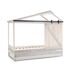 Cajón cabaña JEREMIEL 90cm blanco rústico y gris claro Cajón cabaña JEREMIEL 90cm blanco rústico y gris claro Blanco/ Gris