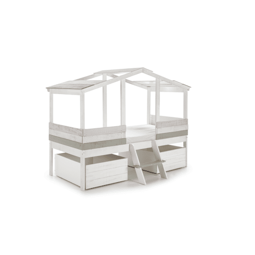 Conjunto de 2 gavetas cabana CHAMUEL branco rústico