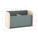 Baúl SIANNE 2 huecos verde caqui y madera natural Baúl SIANNE 2 huecos verde caqui y madera natural Verde