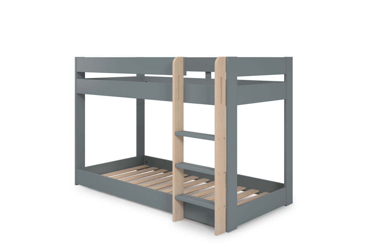 Litera montessori AZRAEL 90cm verde caqui - Conforama