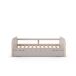 Cama nido ELLIS 90cm crema y madera natural Cama nido ELLIS 90cm crema y madera natural Beige