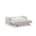 Cama nido ELLIS 90cm crema y madera natural Cama nido ELLIS 90cm crema y madera natural Beige