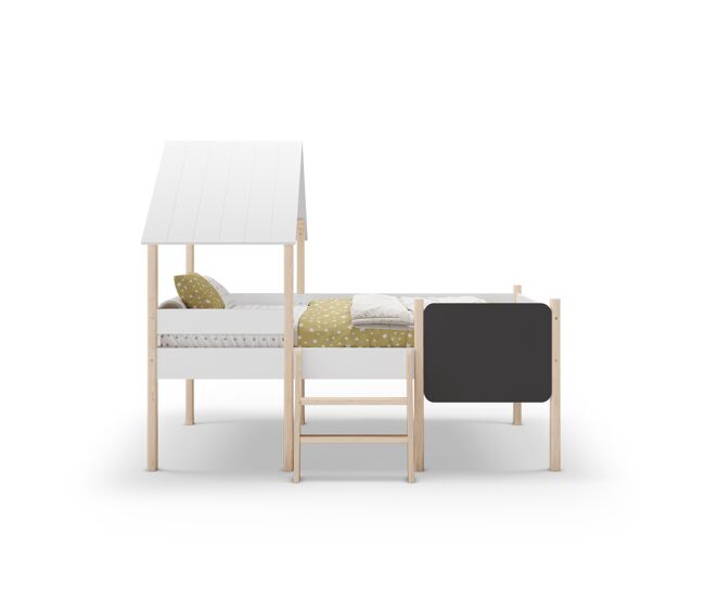Cama 90cm cabaña CECILE con pizarra