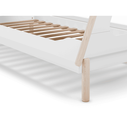 Cabana tipi 90cm LANI branco e madeira natural