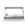 Cabana tipi 90cm LANI verde petróleo e madeira natural