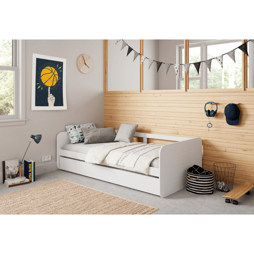 Cama nido MATHIAS 90cm cor branco Cama nido MATHIAS 90cm cor branco