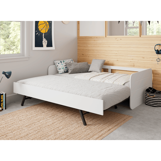 Cama nido MATHIAS 90cm cor branco Cama nido MATHIAS 90cm cor branco
