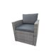 Set rinconera jardín GAVÁ con mesa alta Set rinconera jardín GAVÁ con mesa alta Gris Oscuro