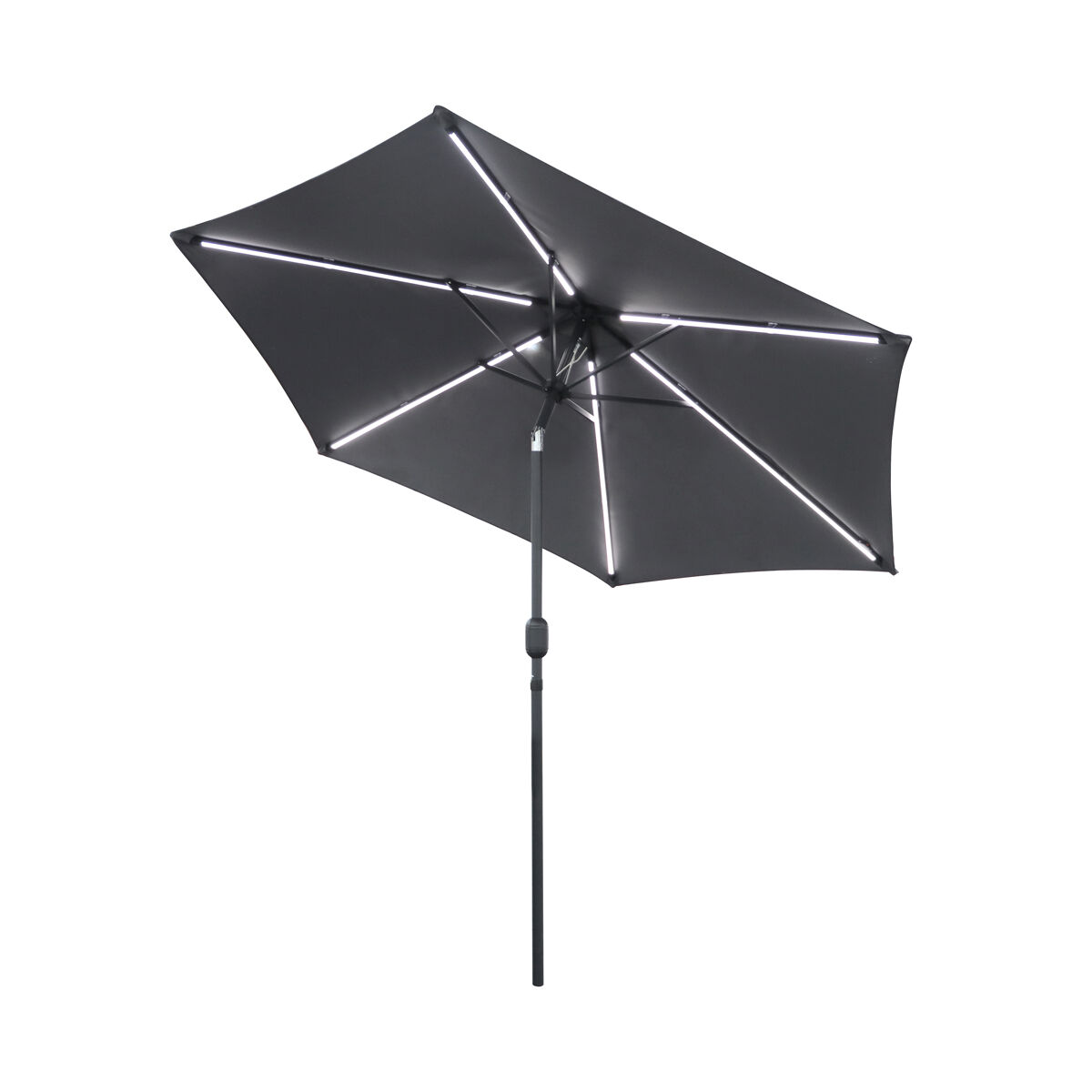 Parasol SPACE gris oscuro con led